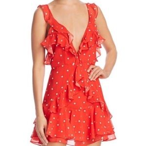 FOR LOVE & LEMONS ANALISA POLKA DOT TANK DRESS